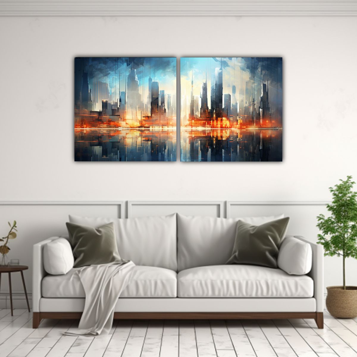 GENERICO - Pinturas Decorativas Abstractas De La Vanguardia 60x30 Cm