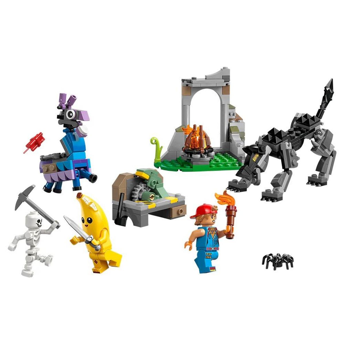LEGO - LEGO Fortnite - Campamento de Banano y Bujía - 77075