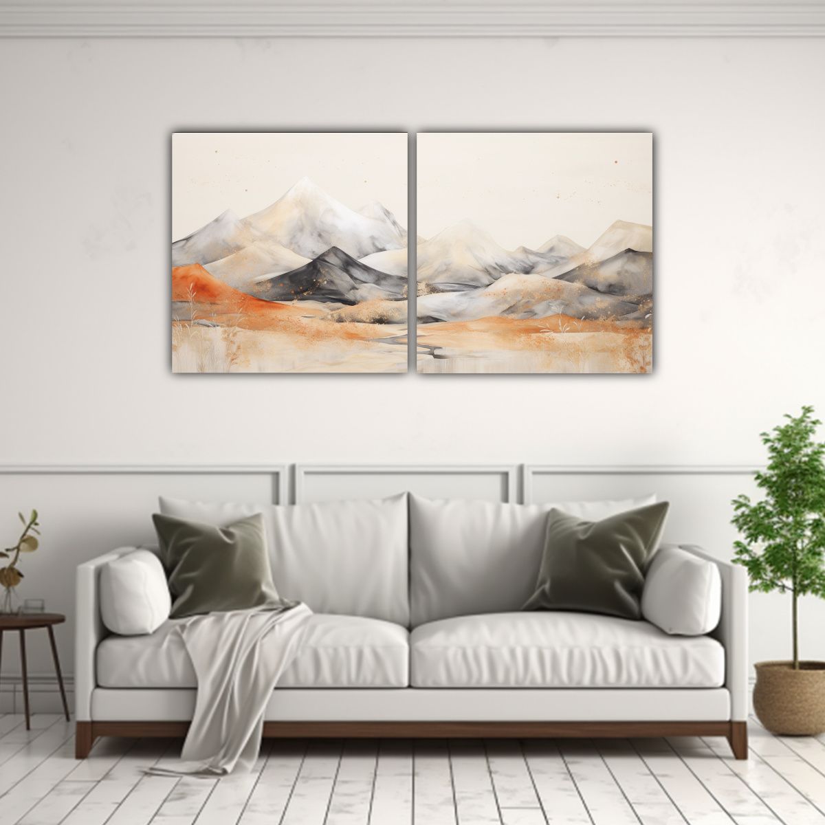 GENERICO - Pintura Decorativa De Paisaje En Estilo Elegante 60x30 Cm