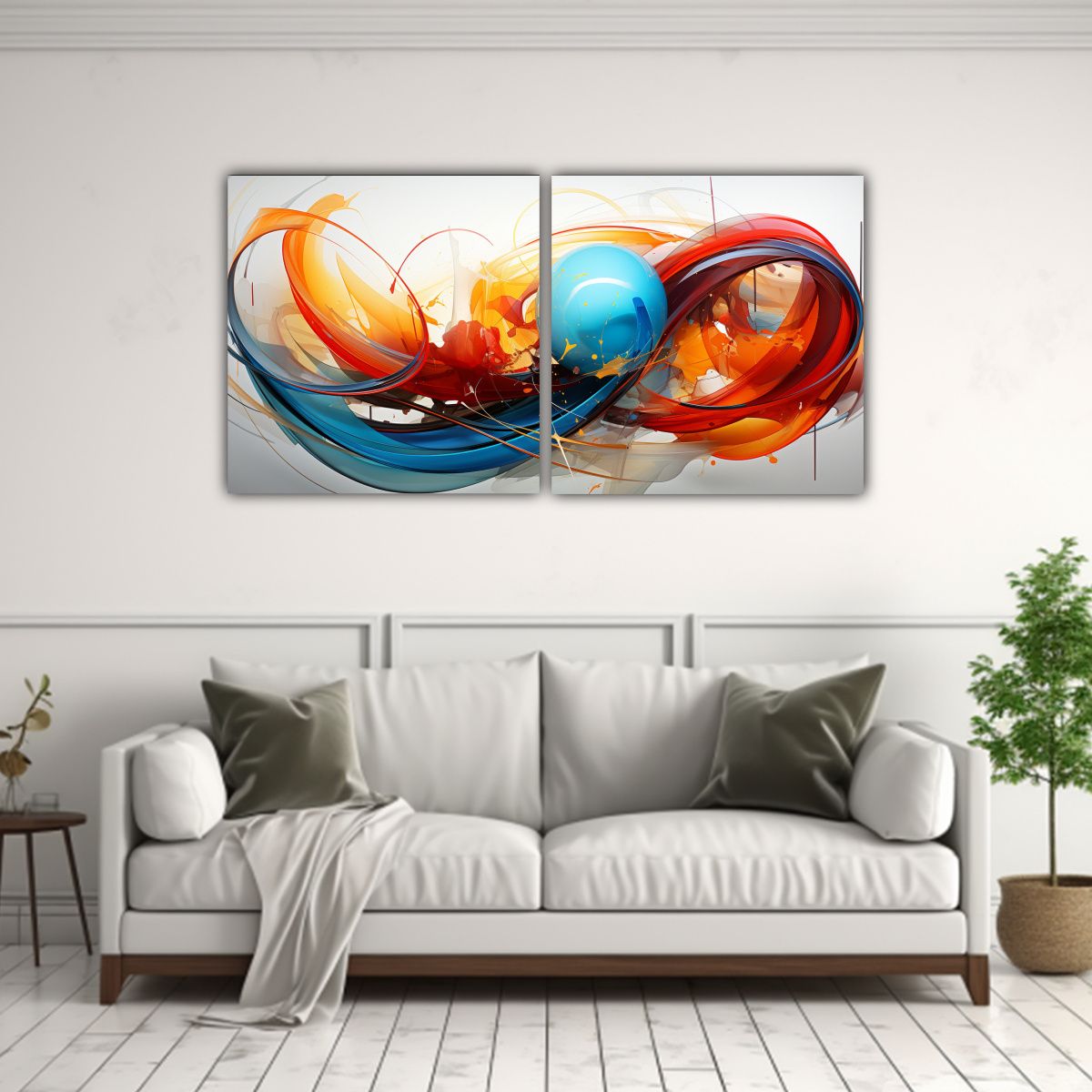 GENERICO - Pinturas Abstractas De Mercado Original Vanguardia 100x50 Cm