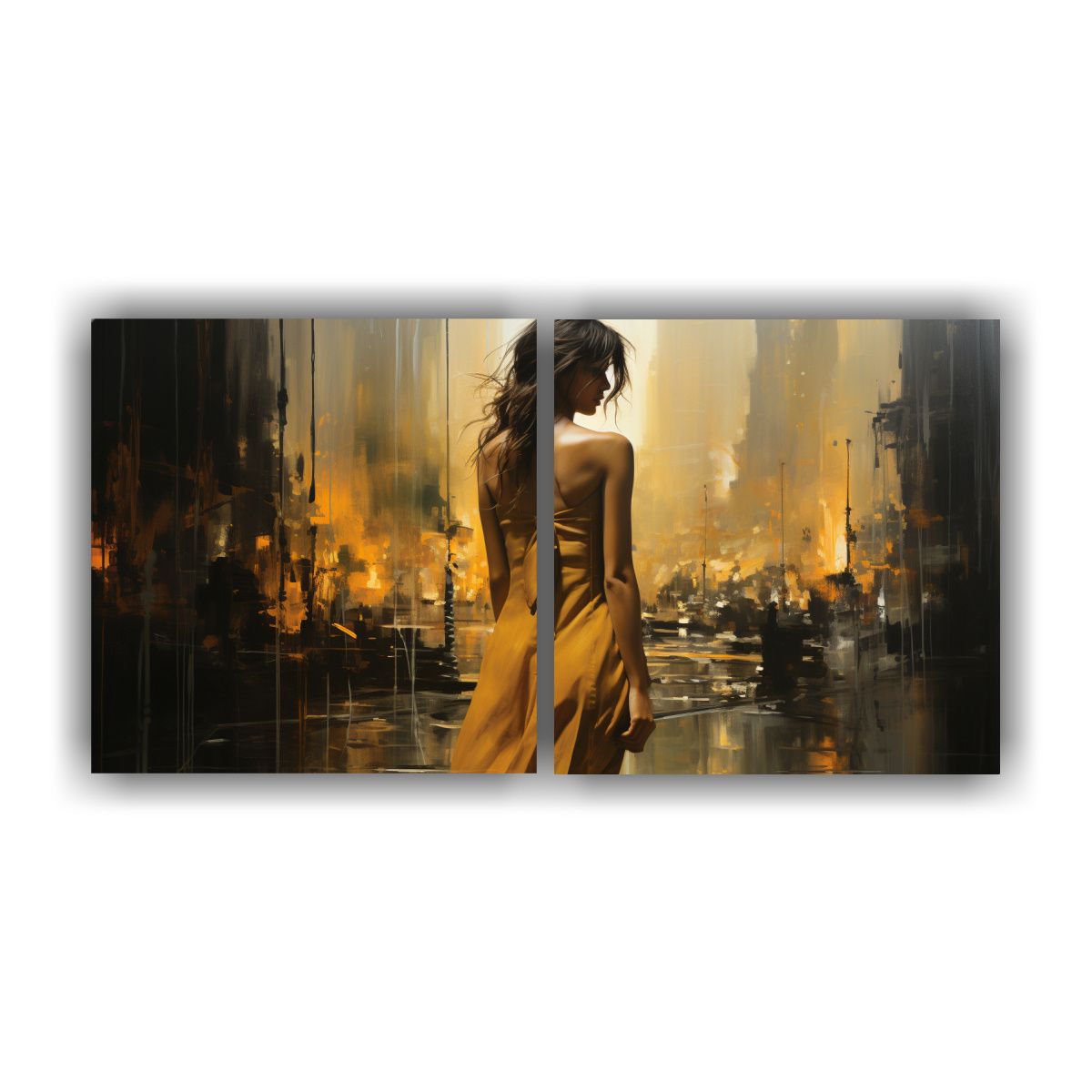 GENERICO - Pinturas Decorativas Inspiradas En La Selva 80x40 Cm