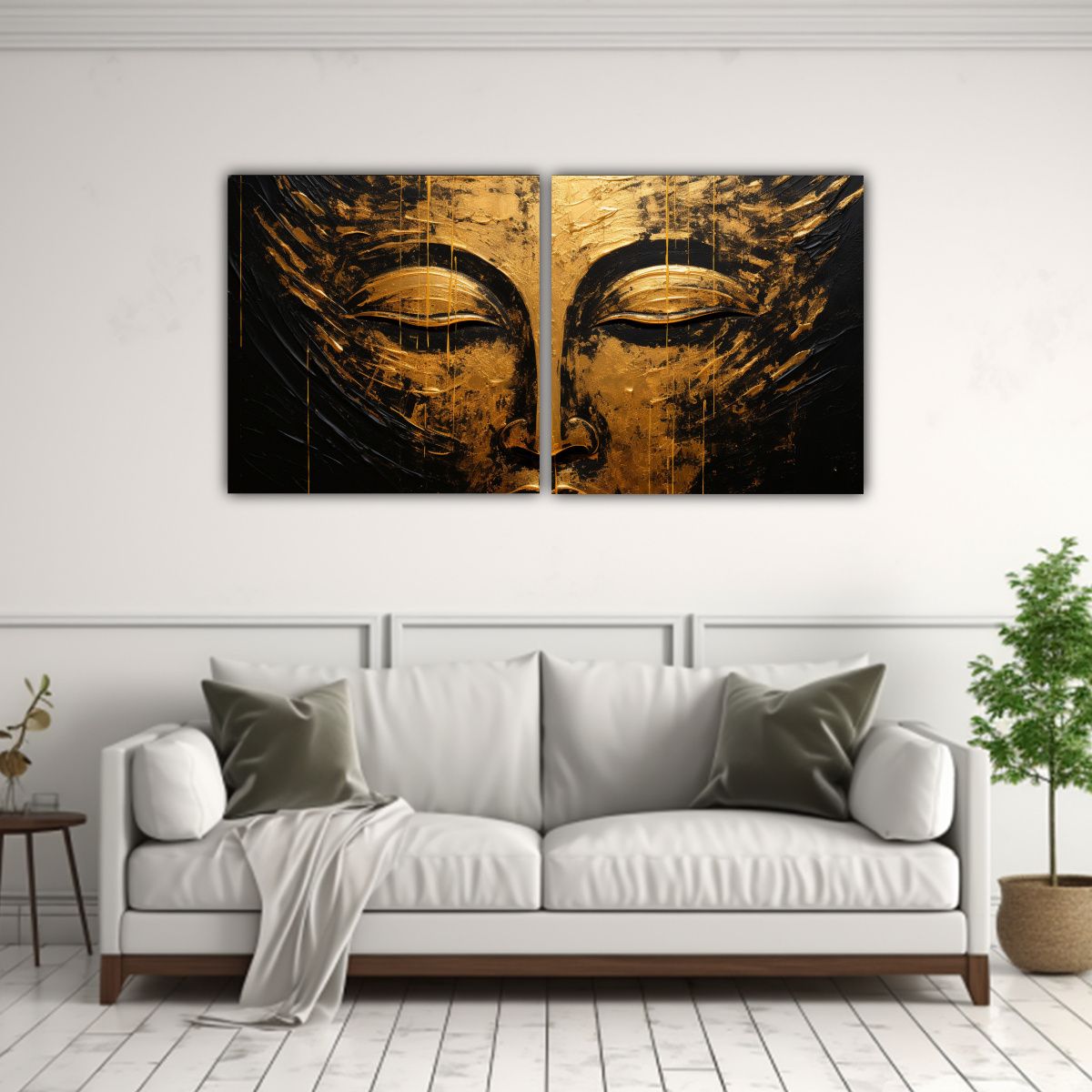 GENERICO - Pinturas Decorativas Modernas De Buddha En Estilo 100x50 Cm
