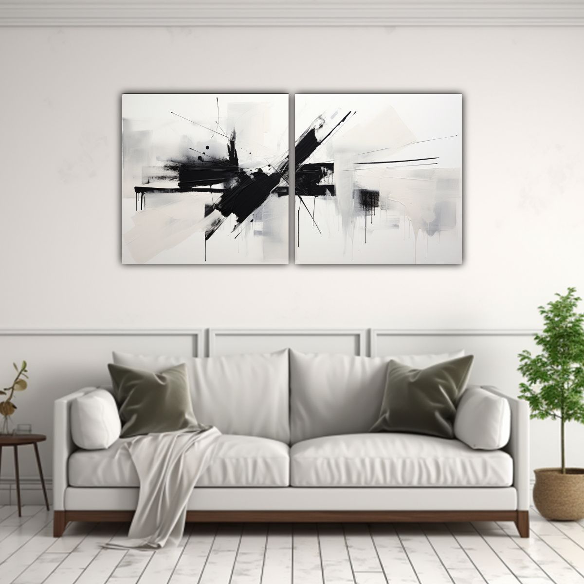 GENERICO - Pintura De Bruce Heekers De Diferentes Formas De 100x50 Cm