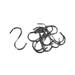 GENERICO - Set 30 Ganchos S de Metal 4.5cm Gms