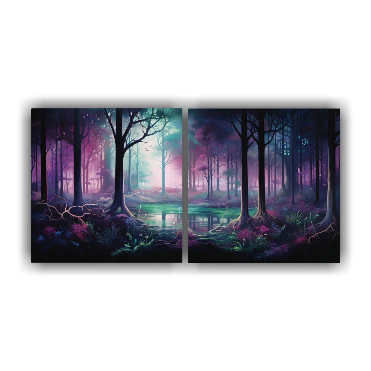 GENERICO - Pinturas Decorativas De Dos Artes 80x40 Cm