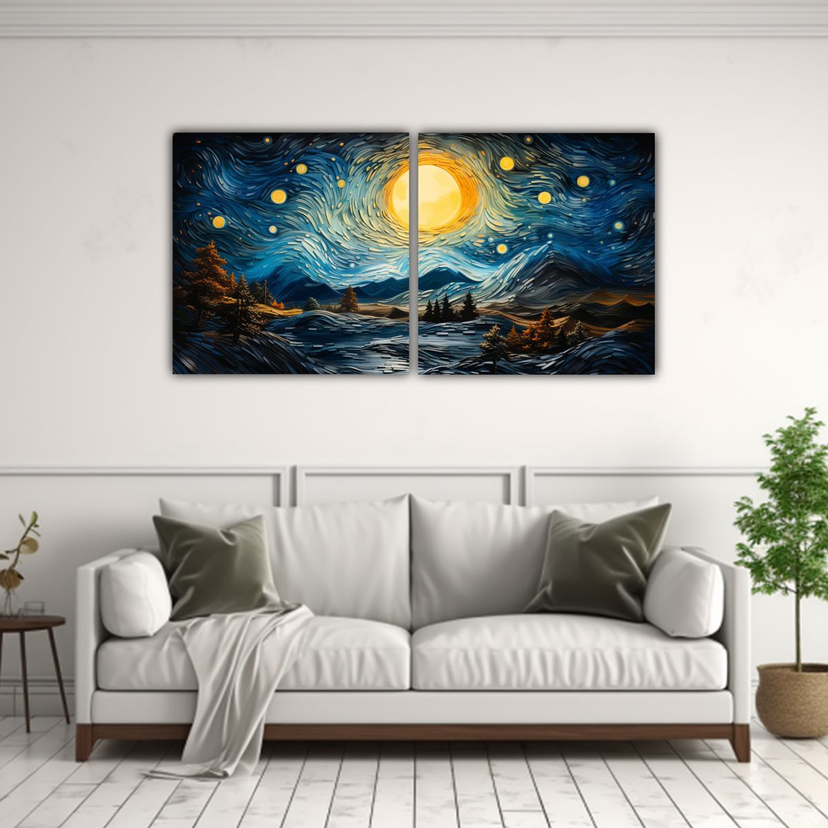 GENERICO - Cuadro Pared Alta Calidad Equilibrio Abstract 80x40 Cm