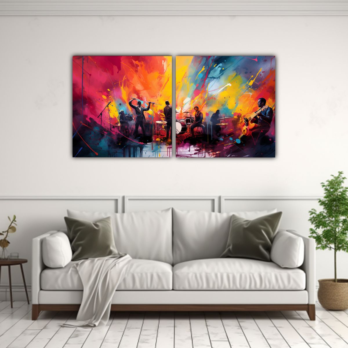 GENERICO - Lienzos Decorativos Adorables En 60x30 Cm