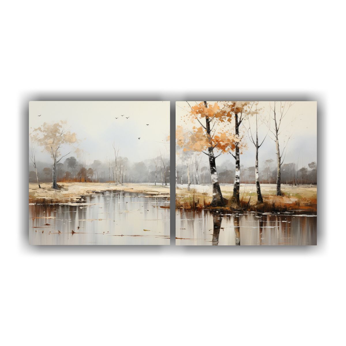 GENERICO - Cuadros Dibujo Habitación árbol Abstracto En 60x30 Cm