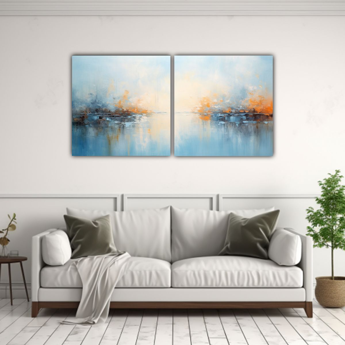 GENERICO - Pinturas De Decoración Abstracta Que Interpretan 100x50 Cm