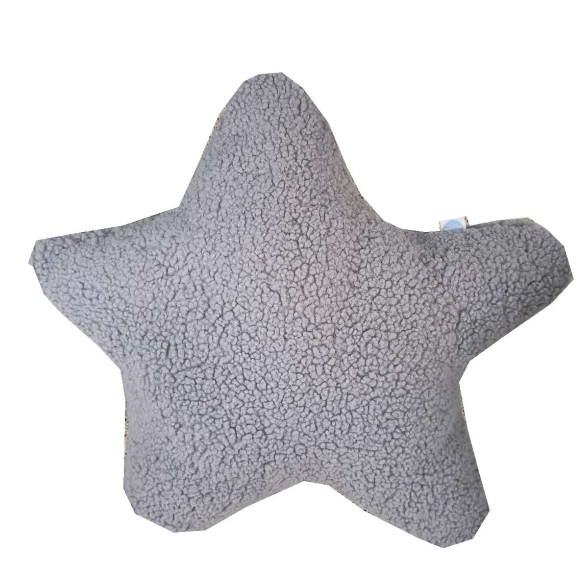 DECORACION CREATIVA - Cojín Infantil  Bebe - Estrella Gris