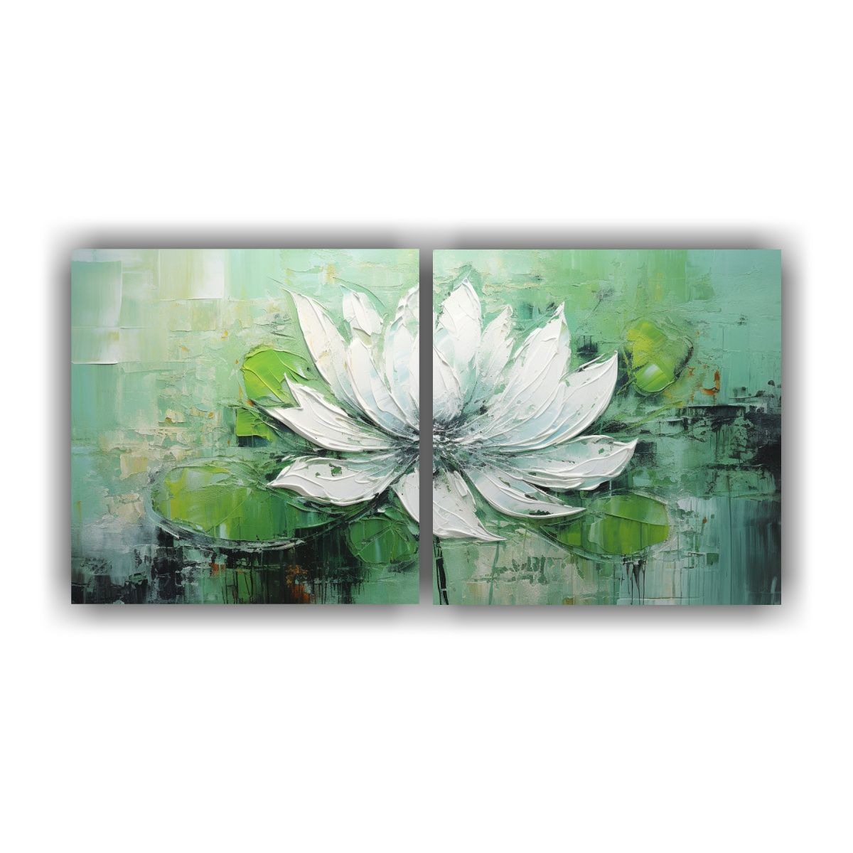 GENERICO - Pintura En Lienzo Estilo Dos Composiciones 60x30 Cm