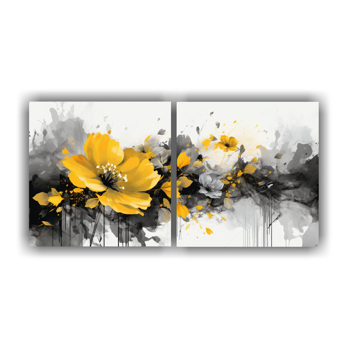 GENERICO - Pinturas Decorativas Con Forma Simétrica Y 80x40 Cm