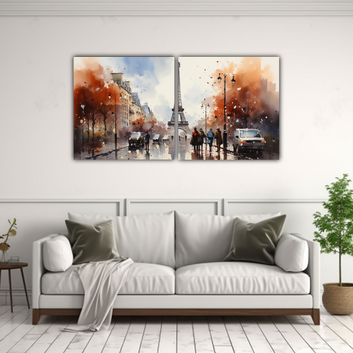 GENERICO - Pinturas De Pared Modernas Pareja Joven Alegre 80x40 Cm