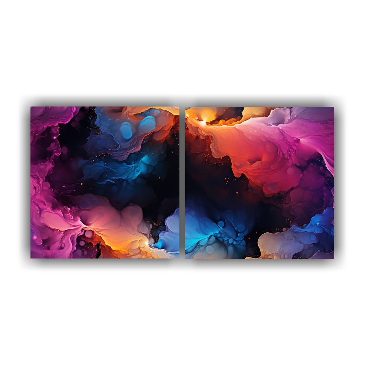 GENERICO - Pintura Decorativa Moderna Formación Líquida 60x30 Cm