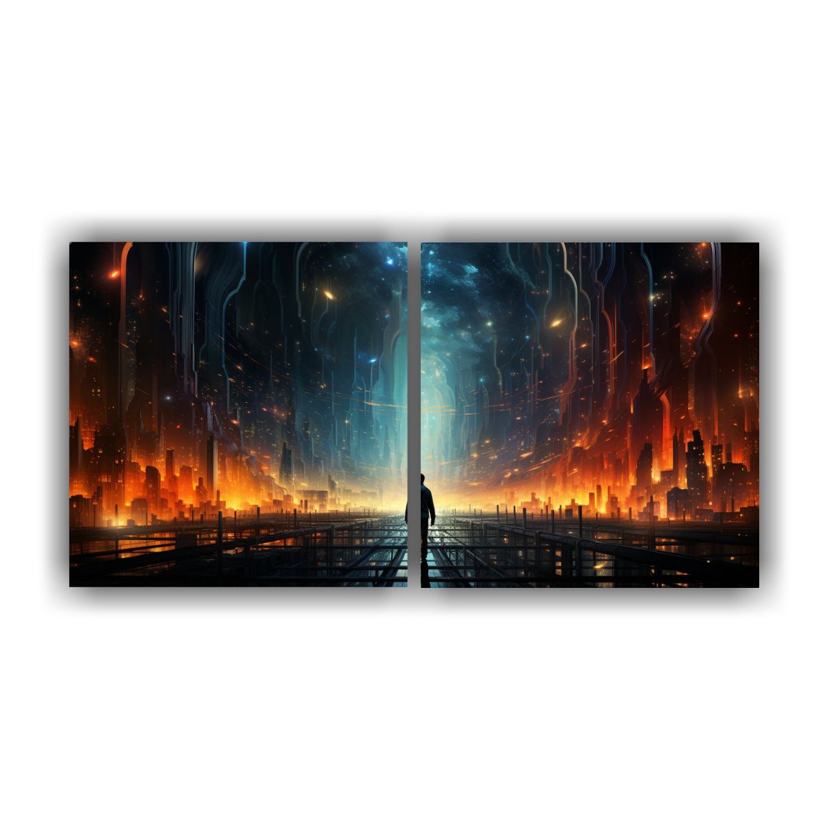 GENERICO - Pinturas Decorativas Temática Infinitas 80x40 Cm