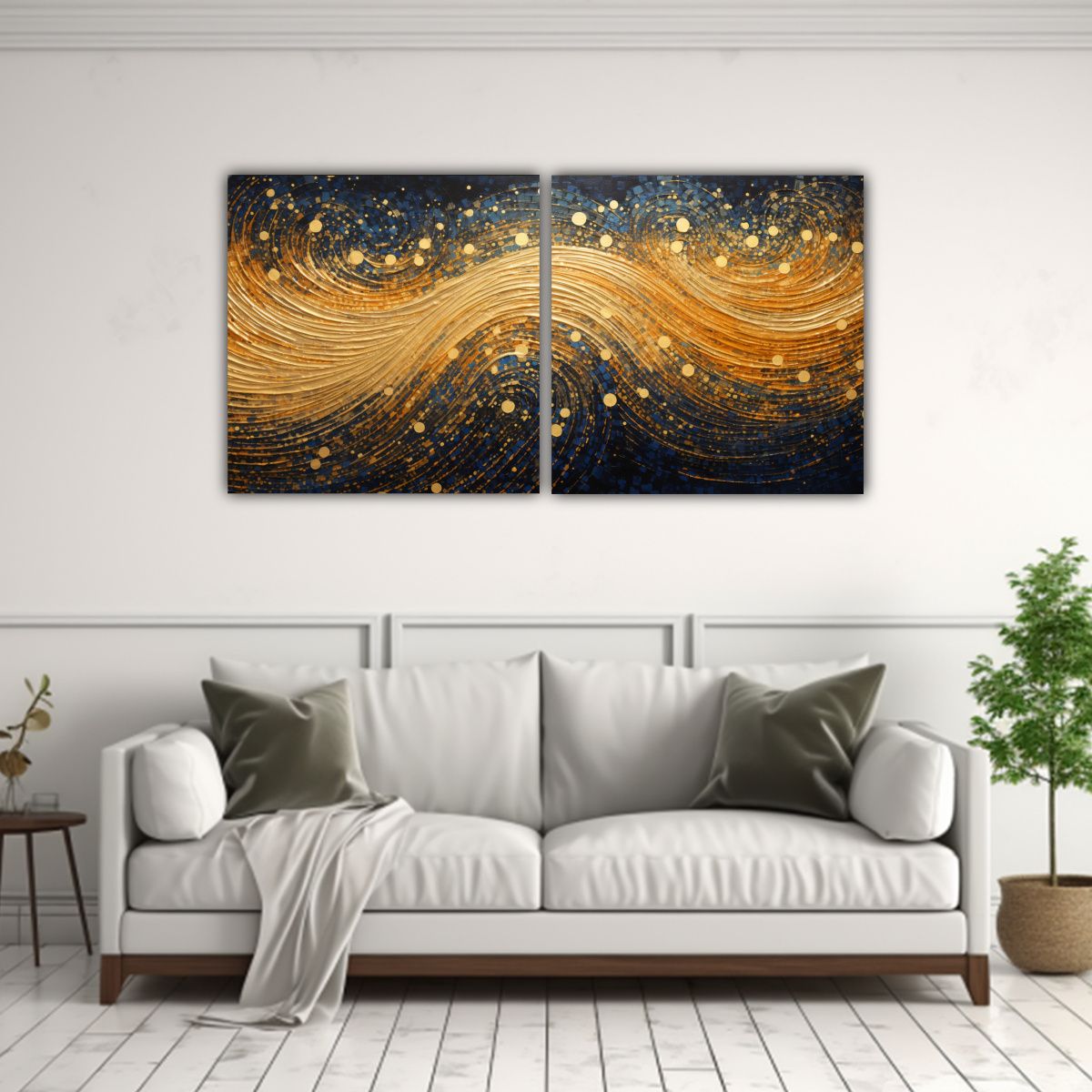 GENERICO - Cuadro Estilo Galeria Alta Resolución Basado En 60x30 Cm