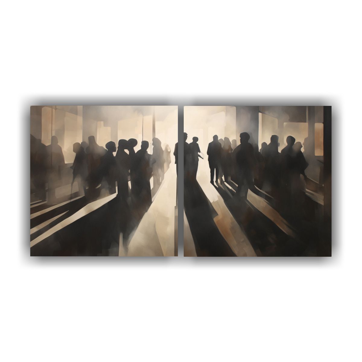 GENERICO - Pinturas Decorativas De Figuras Abstractas En 80x40 Cm