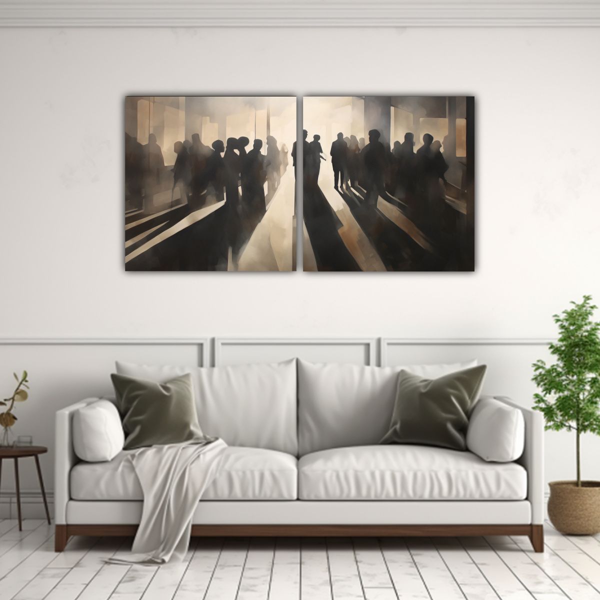 GENERICO - Pinturas Decorativas De Figuras Abstractas En 80x40 Cm