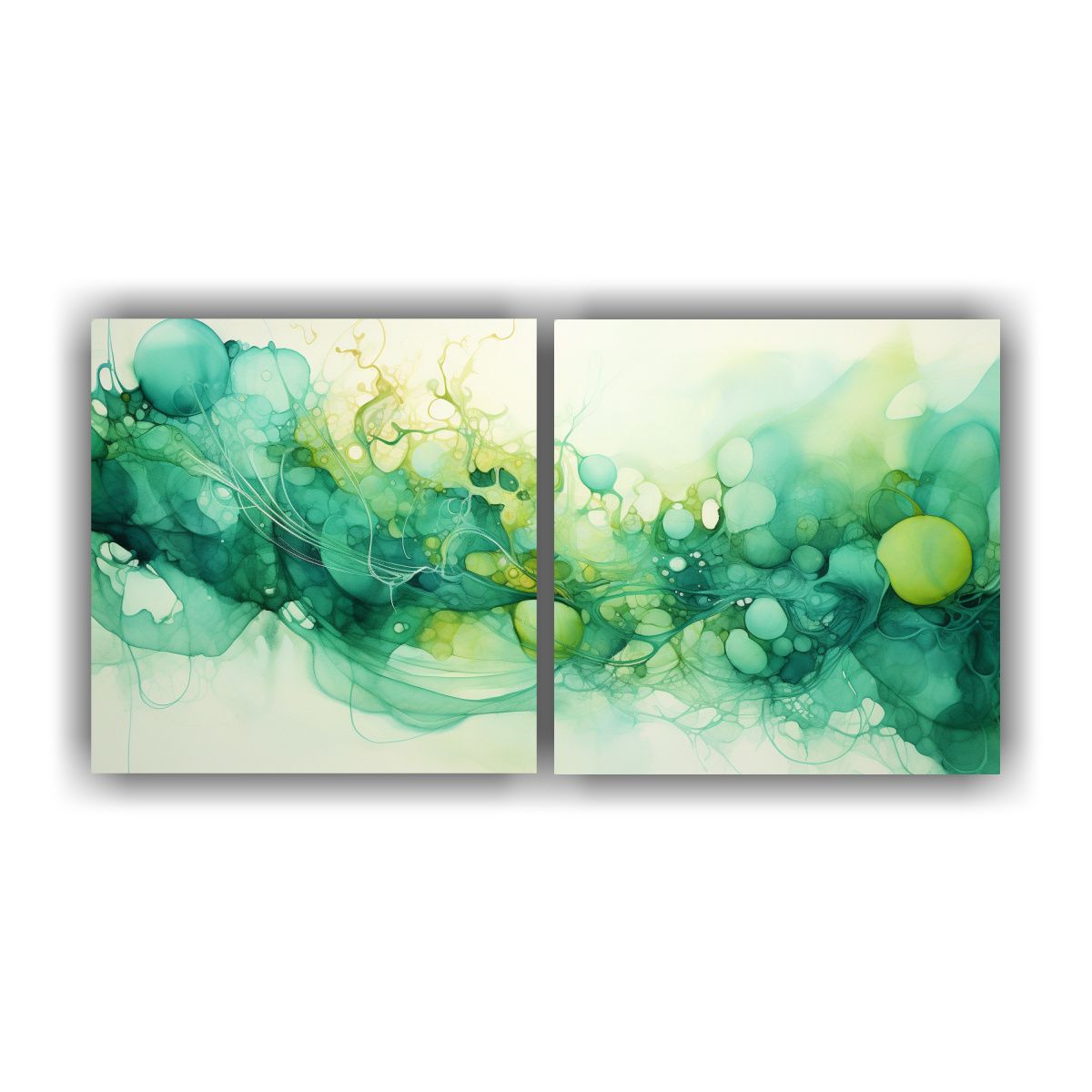 GENERICO - Cuadros Abstractos Con Inspiración Elegante En 60x30 Cm