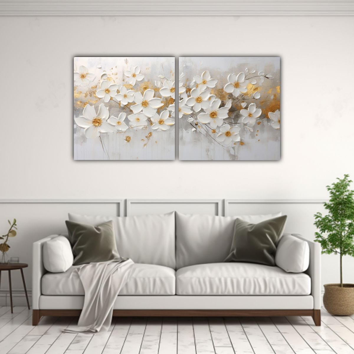 GENERICO - Dos Composiciones Fotografía Protagonismo En Una 60x30 Cm