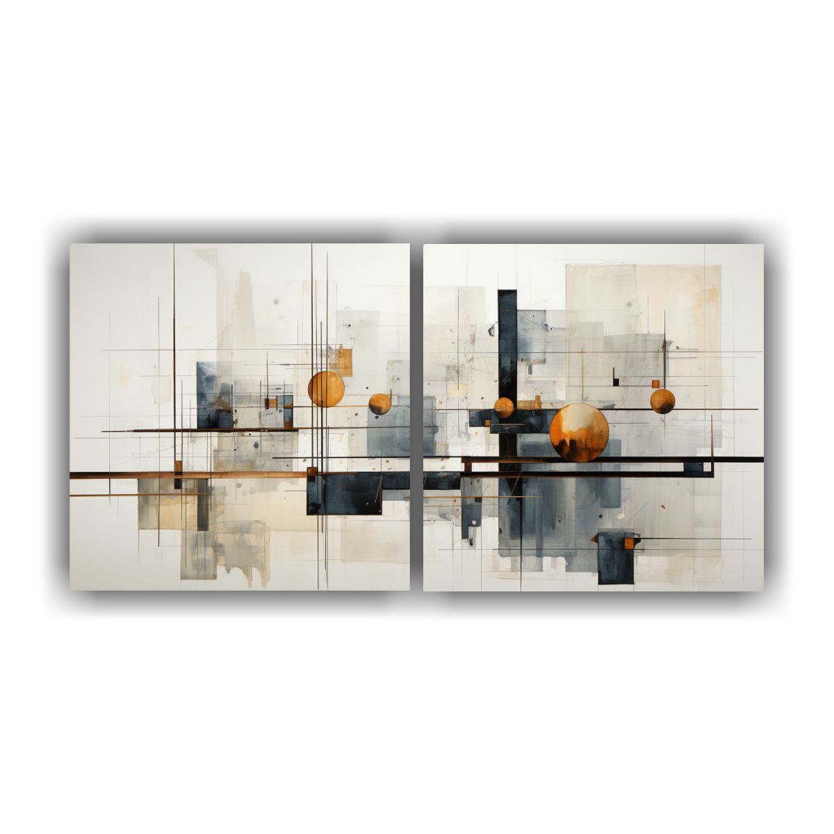 GENERICO - Pinturas Decorativas De Arte Abstracto 80x40 Cm