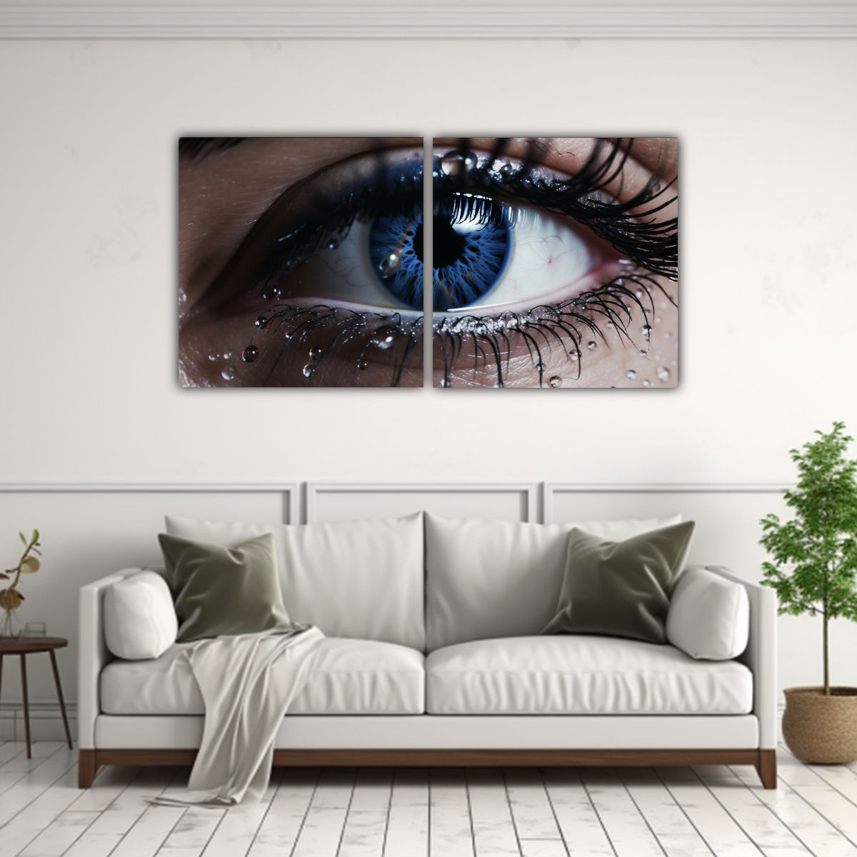 GENERICO - Pintura Decorativa De Lienzo Con Hermoso Concepto 60x30 Cm