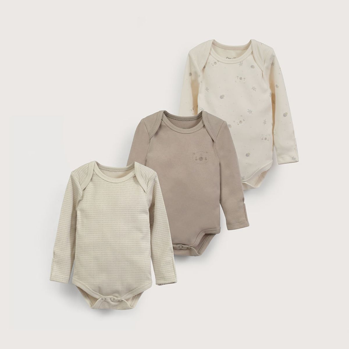 OPALINE - Pack bodies Azul de Bebé 40622