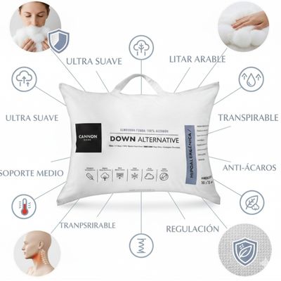 Imagen 2 del producto Almohada Microfibra 50x70 Hipoalergénica