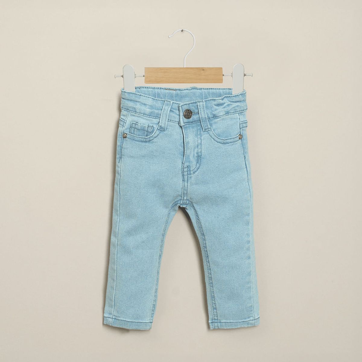 OPALINE - Jeans recto azul de niña