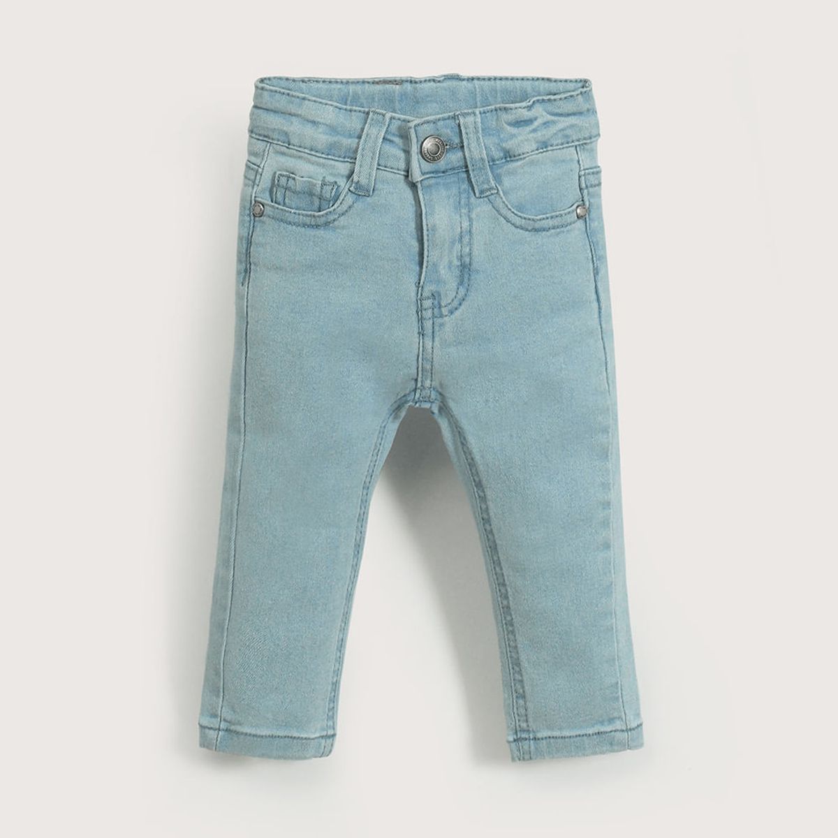 OPALINE - Jeans recto azul de niña