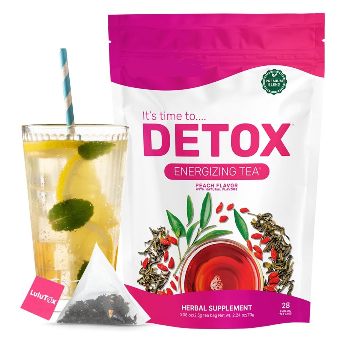 NUTREX RESEARCH - Detox Te Infusion Adelgazante Natural Laxante 28 Bolsitas