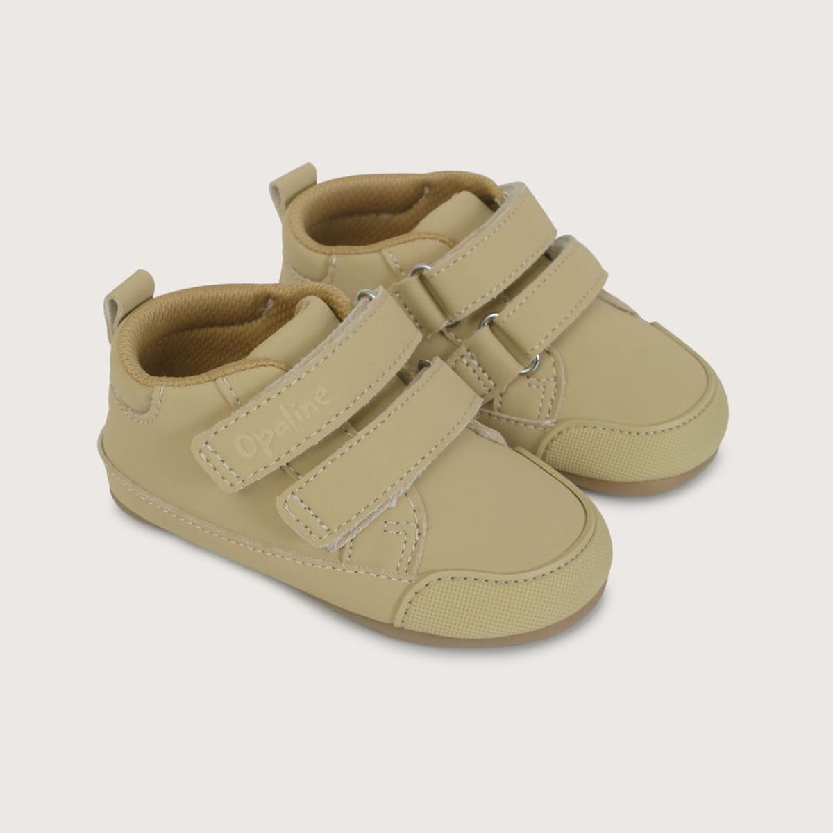 OPALINE - Zapatilla ultra flexible café de niño