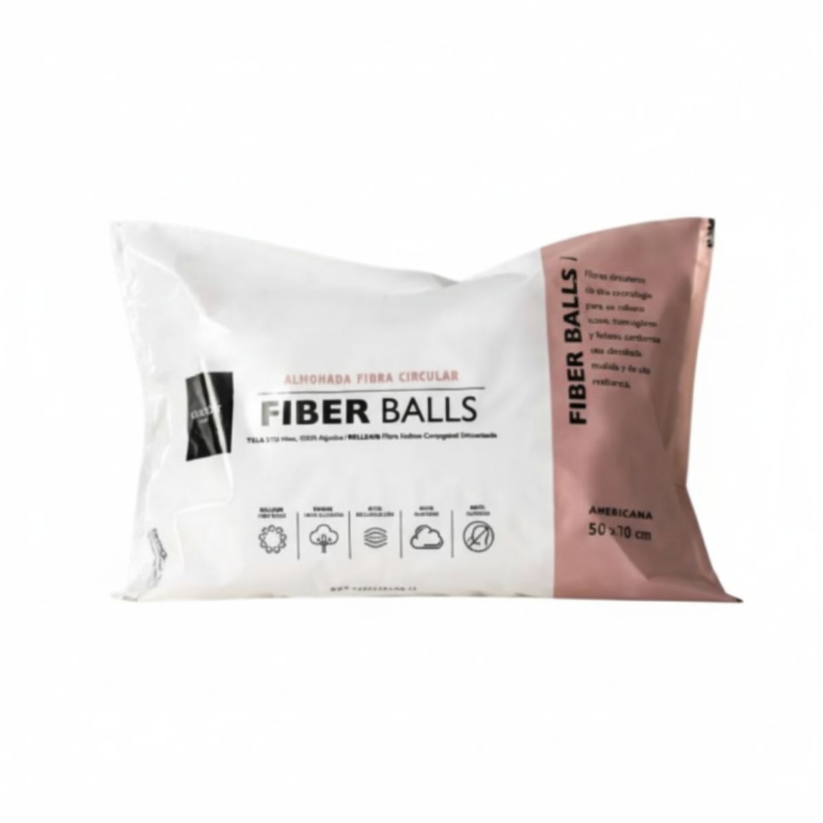 CANON - Almohada Canon Fiber Balls Microfibra Estandar 50x70