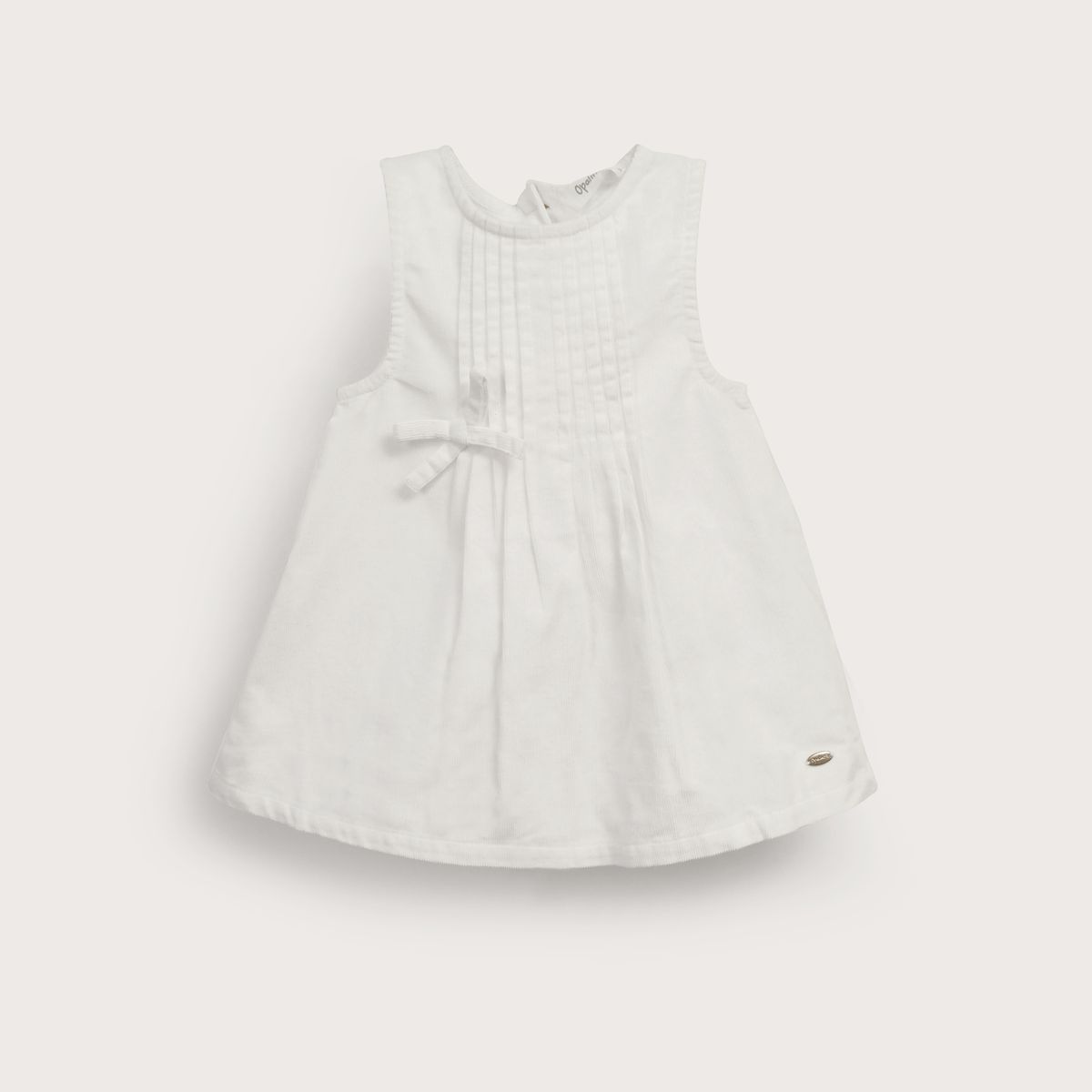 OPALINE - Vestido blanco invernal para niña, suave y cómodo