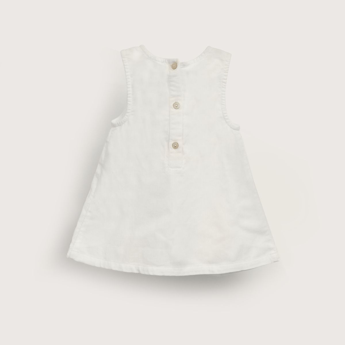 OPALINE - Vestido blanco invernal para niña, suave y cómodo
