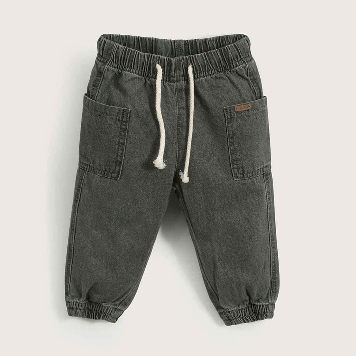 OPALINE - Jeans jogger grafito de niño 40727