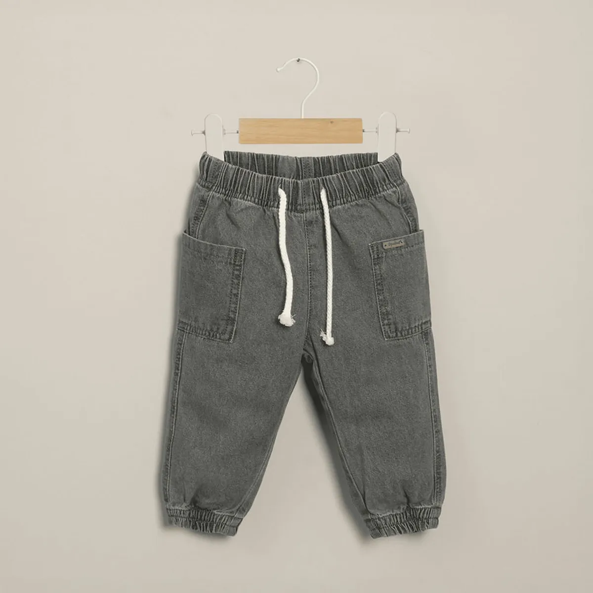 OPALINE - Jeans jogger grafito de niño 40727