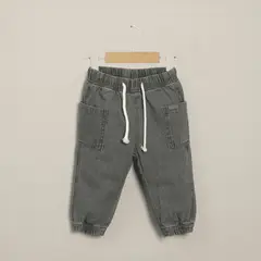 OPALINE - Jeans jogger grafito de niño 40727