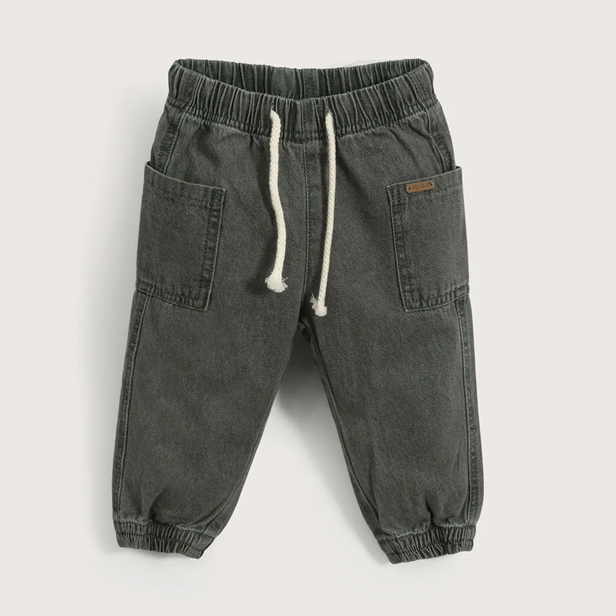 OPALINE - Jeans jogger grafito de niño 40727