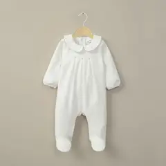 OPALINE - Osito plush blanco de bebé niña 40813