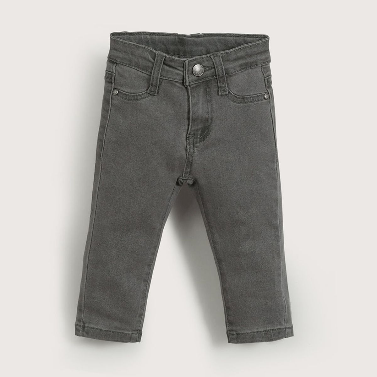 OPALINE - Jeans recto grafito de niño 40561