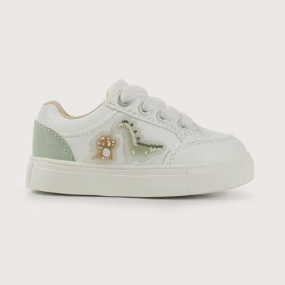 Imagen 2 del producto Zapatilla dinosaurio blanca de niño 40525