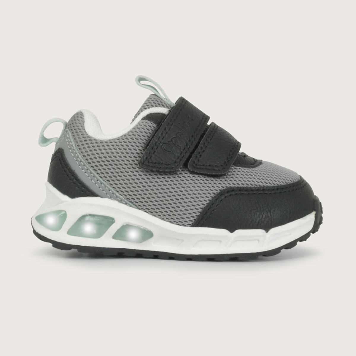 OPALINE - Zapatilla luz negra de niño 40769