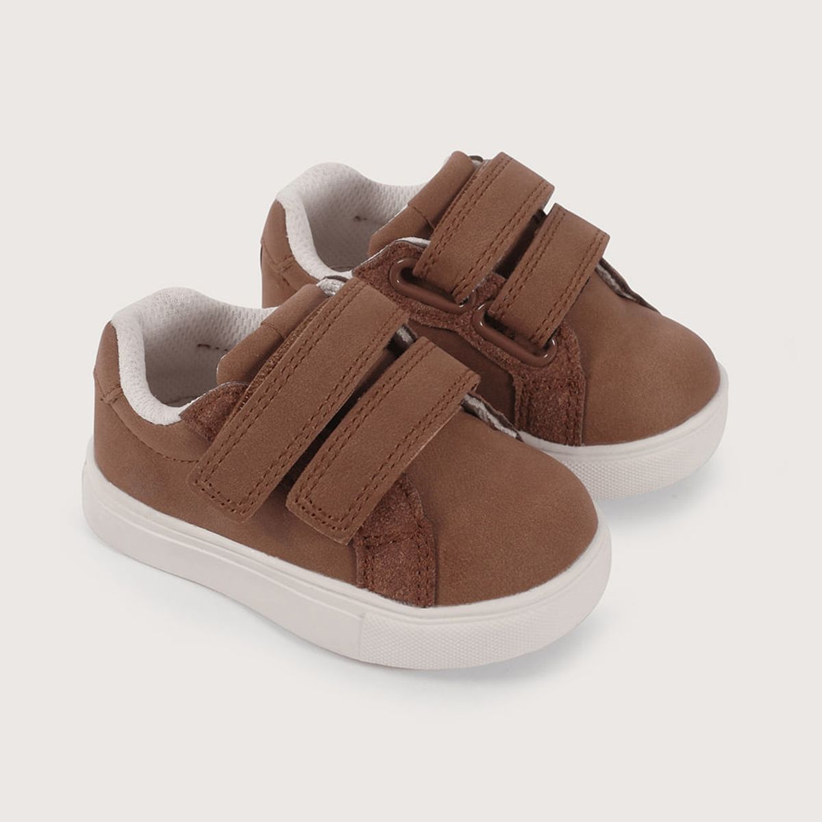 OPALINE - Zapatillos primeros pasos café de niño