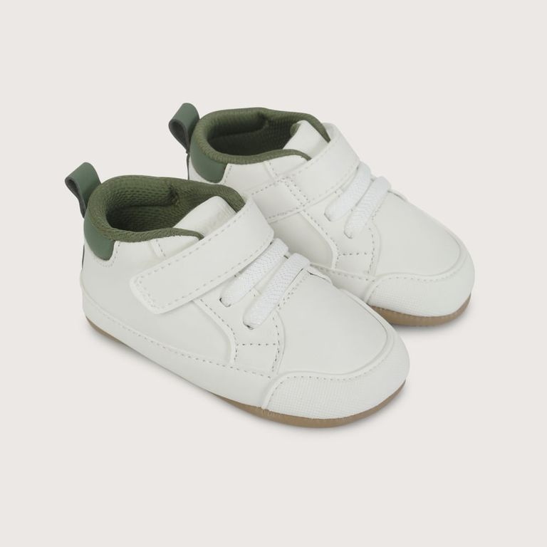 Zapatilla Niño Suela Flexible Blanca