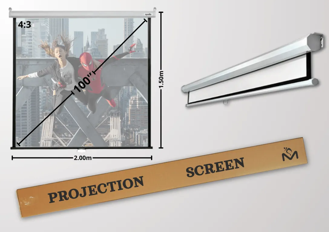 MALIK Telon Mural 200cmx150cm 43 para proyector PicoPix Max One