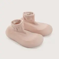 OPALINE - Calcetin con suela de silicona rosado de niña 40634 19