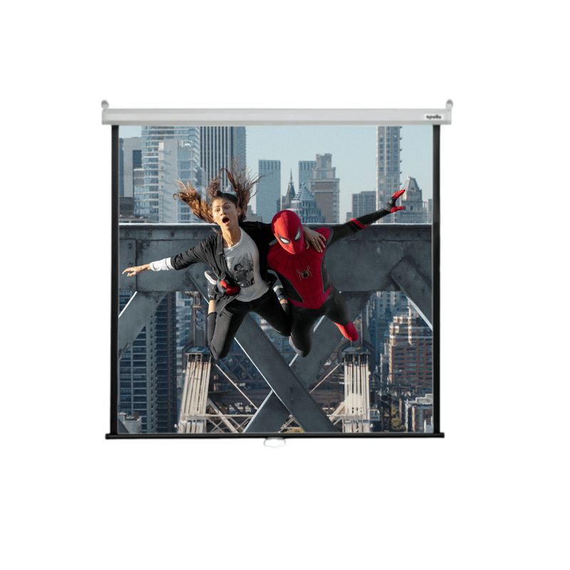 MALIK - Telon Mural 2.00mx1.50m 4:3 para proyector B/Epson 2350