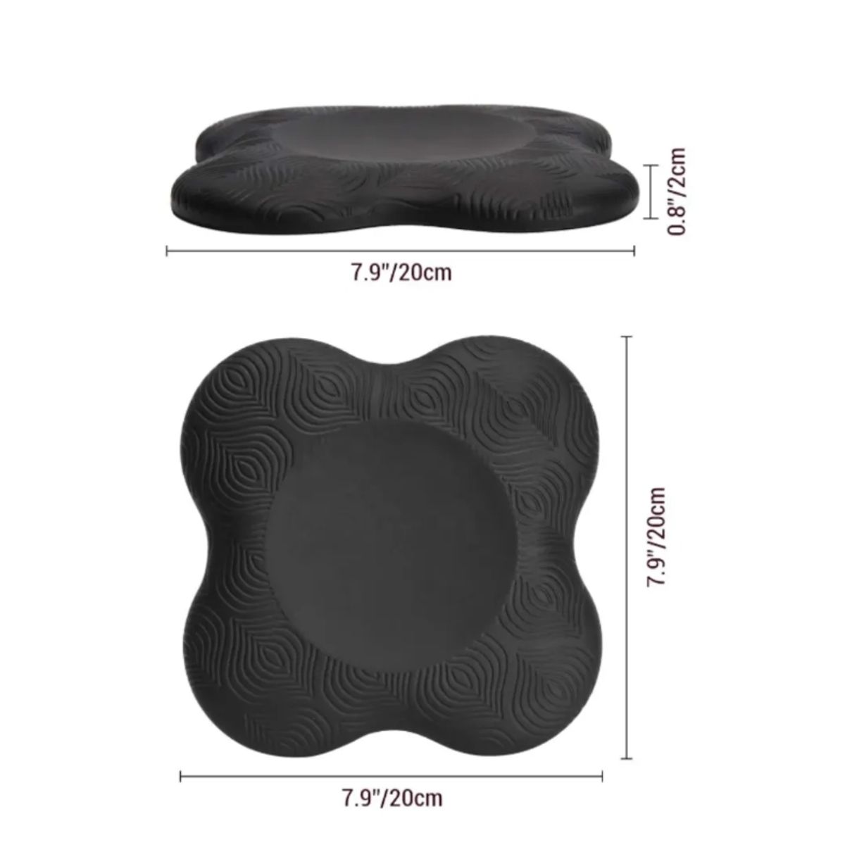 ATURE - 2 Esterillas De Yoga Con Rodilleras Y Coderas Azul