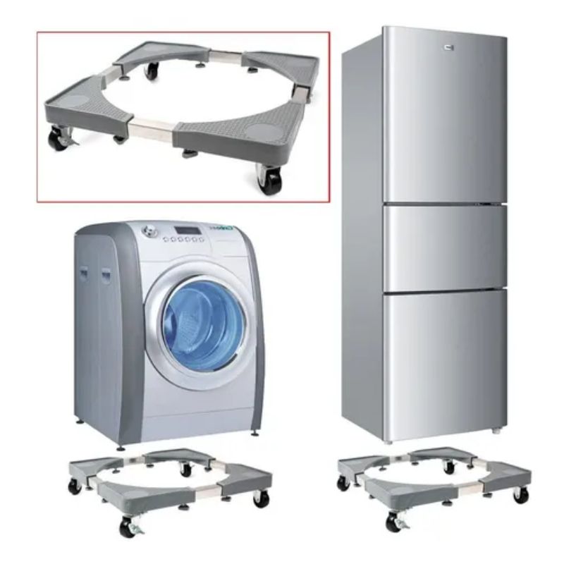 LISM - Base Ajustable Multiuso Ruedas Cocina Refrigerador Lavadora